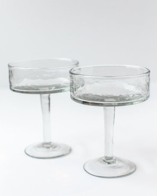 Handblown Cocktail Glass Set