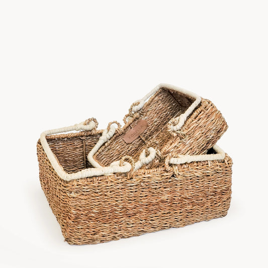 Savar Storage Basket With Handle- Small