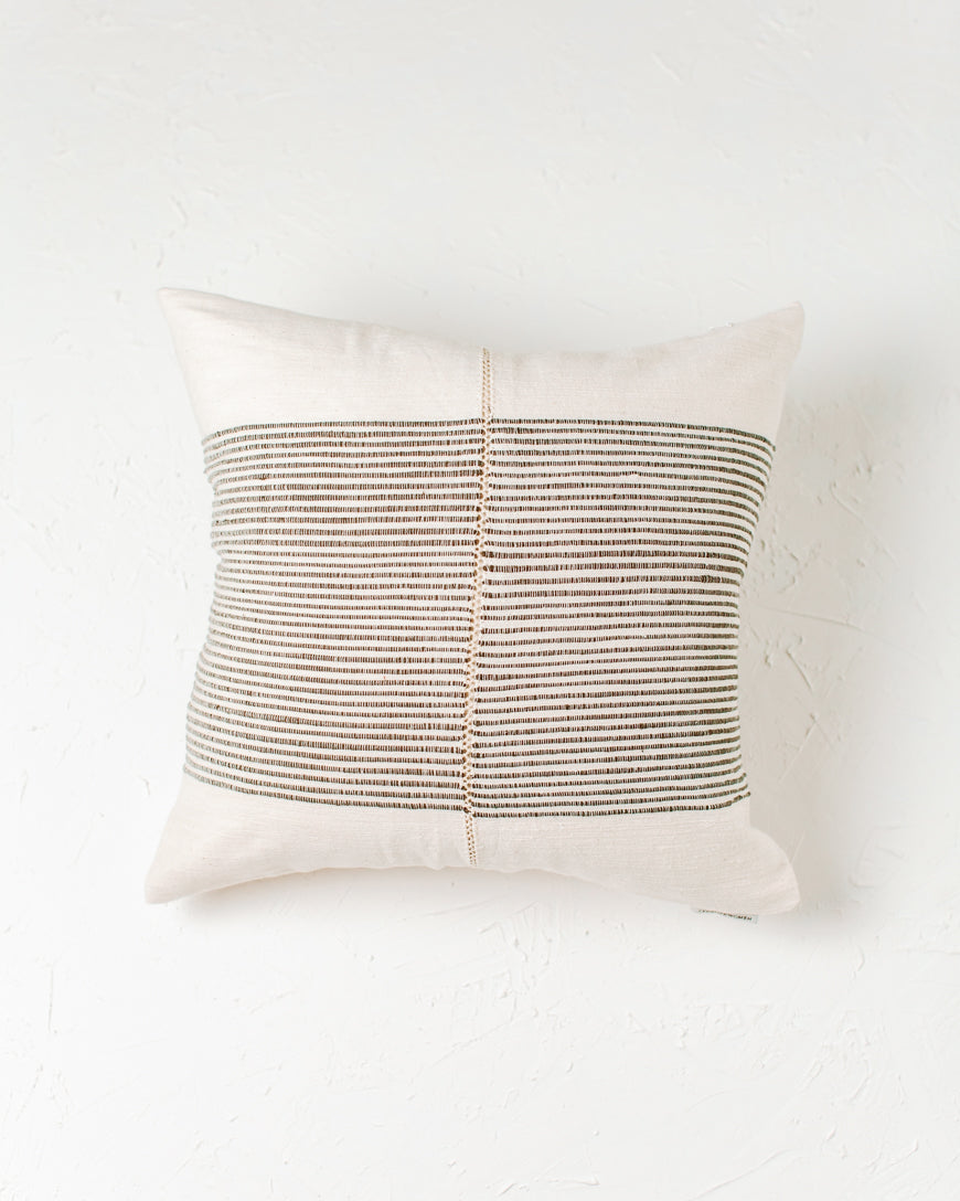 18" Riviera Hand-Stitch Throw Pillow